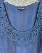 Warehouse Blue Lace Dress Size UK 12 (FR 40, D 38) — 05 detail 3