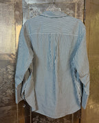 GAP Green Striped Shirt Size S — 02 back