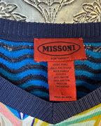 Missoni for Target Blue Wave Knit Long-Sleeve Top — 03 tag