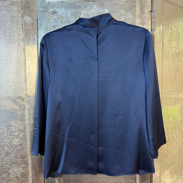 Navy Long Sleeve Top — 01 front