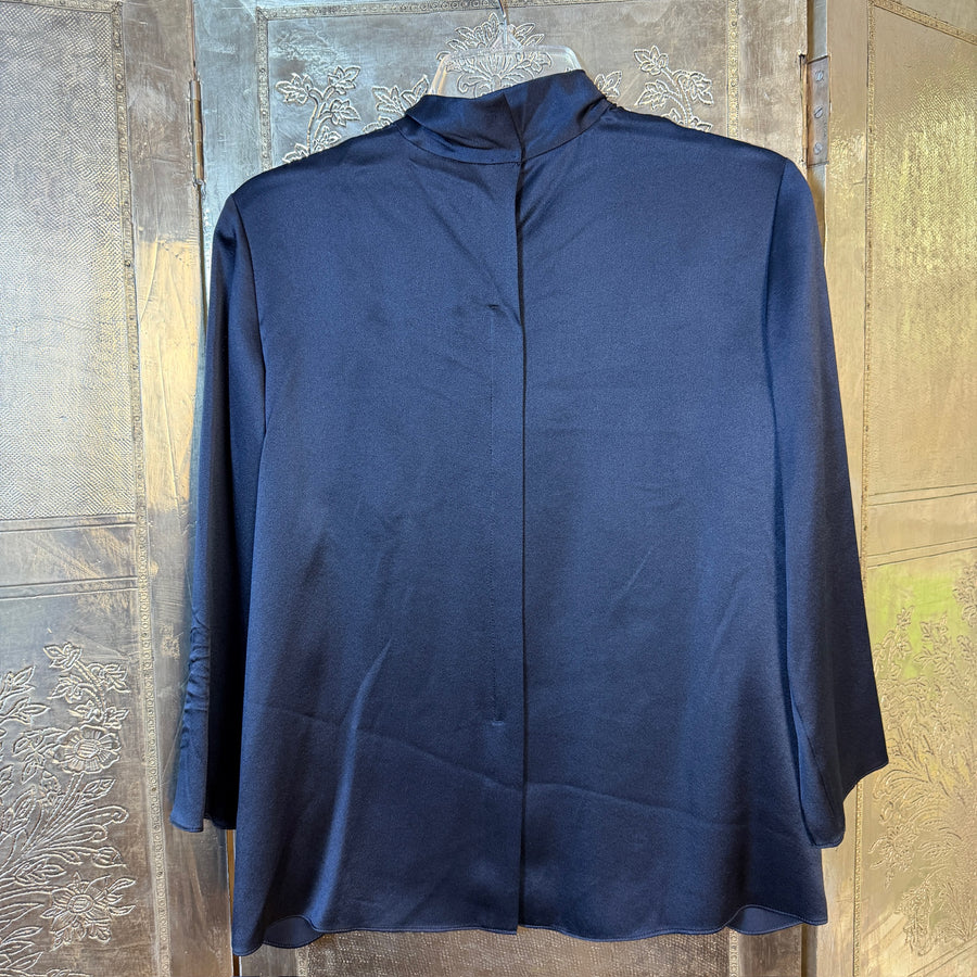 Navy Long Sleeve Top — 01 front