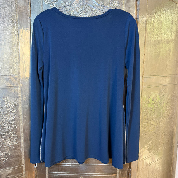 Elizabeth and James Blue Dress Size S — 01 front