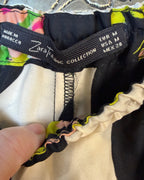 Zara Collection Floral Flowing Cropped Trousers Size EUR M — 04 tag