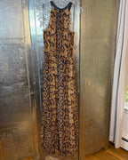 Snake Print Maxi Dress — 02 back