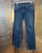 True Religion Low-Rise Bootcut Jeans Size 28 — 01 front