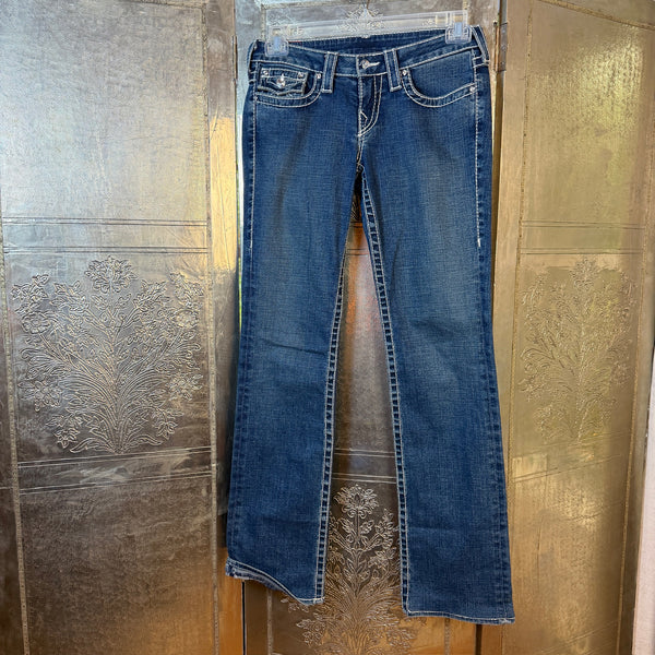 True Religion Low-Rise Bootcut Jeans Size 28 — 01 front
