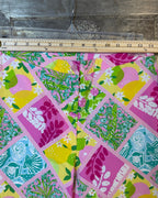 Lilly Pulitzer Patchwork Cropped Capri Pants Size 6 — 04 detail 2