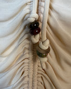 A.L.C. Nina Ruched Bead-Embellished Top Size XL — 02 detail