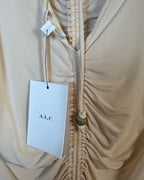 A.L.C. Nina Ruched Bead-Embellished Top Size XL — 05 tag 3
