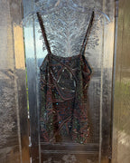 French Connection Brown Print Dress Size 10 — 02 back