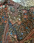 French Connection Brown Print Dress Size 10 — 03 detail