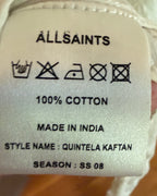 AllSaints Quintella Kaftan Size 8 (US 4, EUR 36) — Style Tag