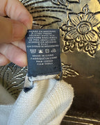 Caroline Grace Cotton Cashmere Pom-Pom Wrap — Care Tag
