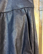 Commando Faux Leather Joggers — Material Detail