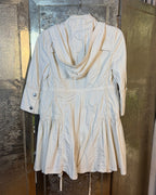 DKNY Jeans Hooded Drawstring Jacket Dress — Back