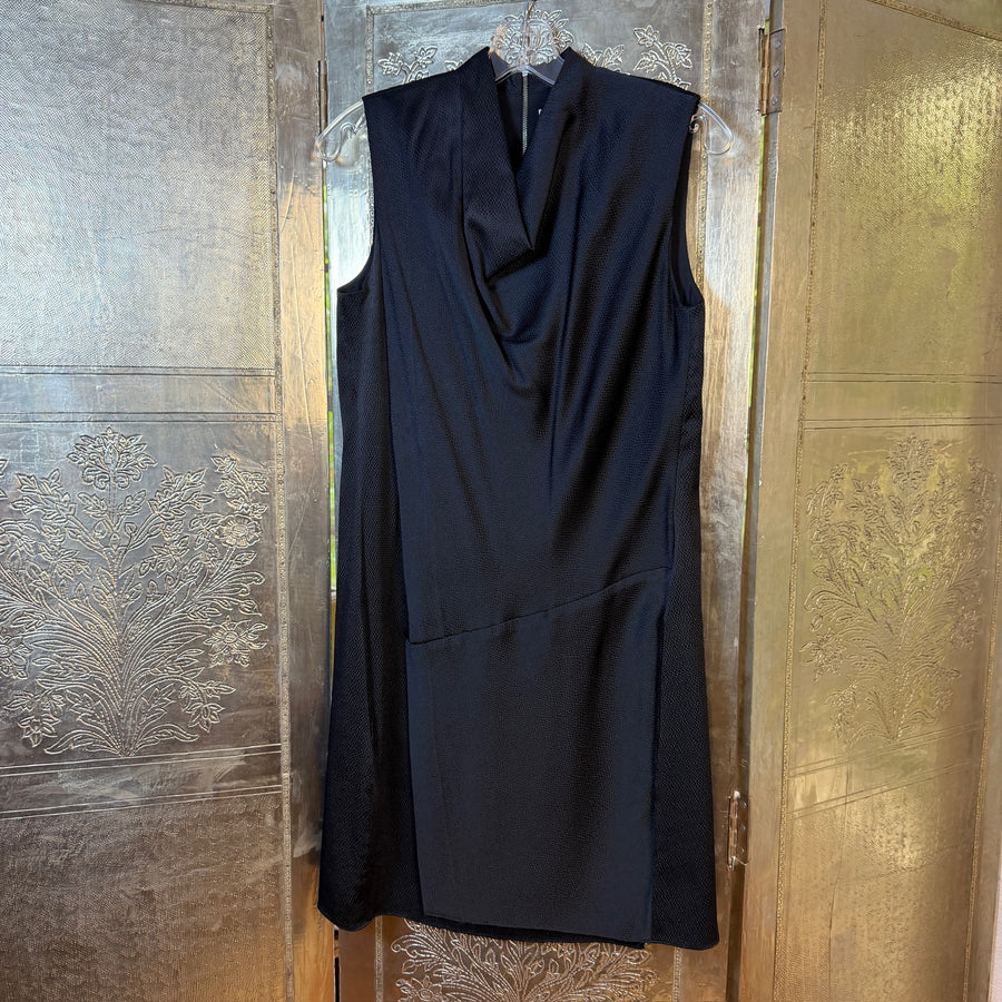 Helmut Lang Draped Sleeveless Mini Dress Size 4 — Front