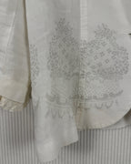 Juicy Couture Embroidered Linen Blazer Size 8 — Embroidery Detail