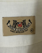 Juicy Couture Embroidered Linen Blazer Size 8 — Brand Tag