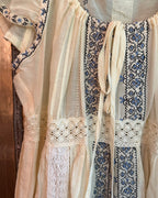 Kimchi Blue Embroidered Lace Mini Dress Size M — Neckline Detail
