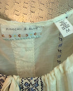 Kimchi Blue Embroidered Lace Mini Dress Size M — Brand and Size Tag