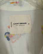 Lucky Brand Surfer Girl Print Button-Down Shirt — Brand Tag