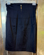 Roberto Cavalli Black Pencil Skirt Size 44 — Back