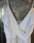 Tobi Crossover Wrap-Front Mini Dress Size M — Front Detail
