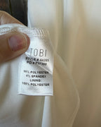Tobi Crossover Wrap-Front Mini Dress Size M — Care Tag