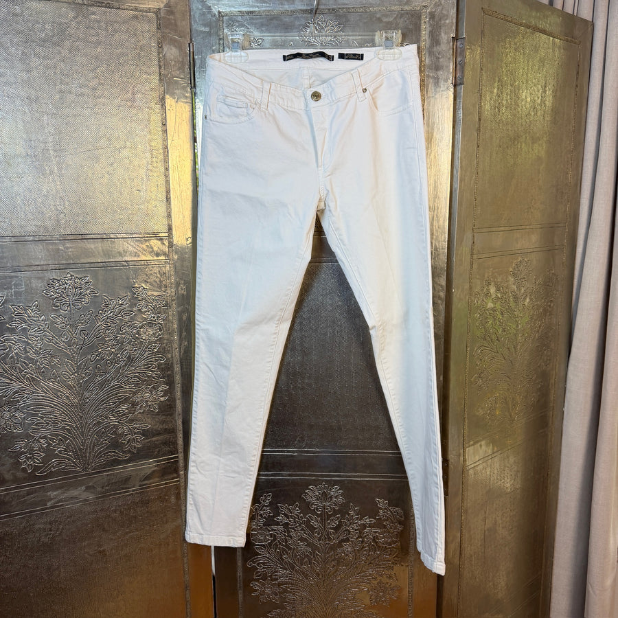 Zana Morgan White Skinny Jeans Size 8 (EUR 40, MX 30) — Front